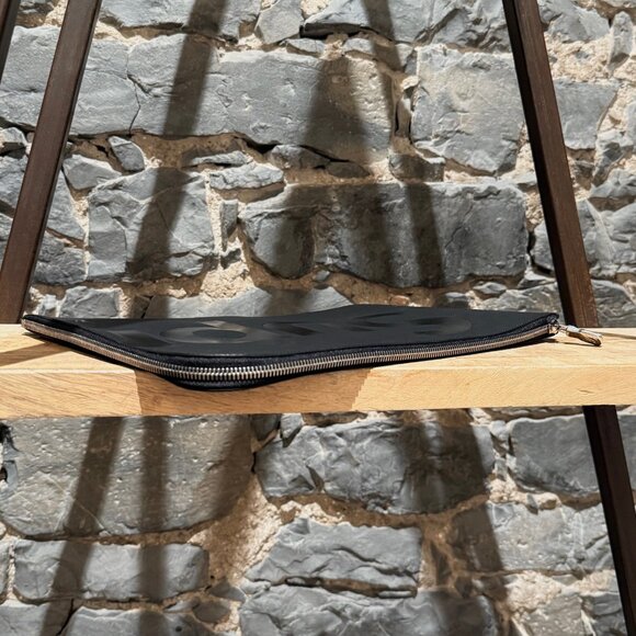 Louis Vuitton X Supreme FW17 Black Epi Logo Pochette Jour GM Pouch - Picture 8 of 16